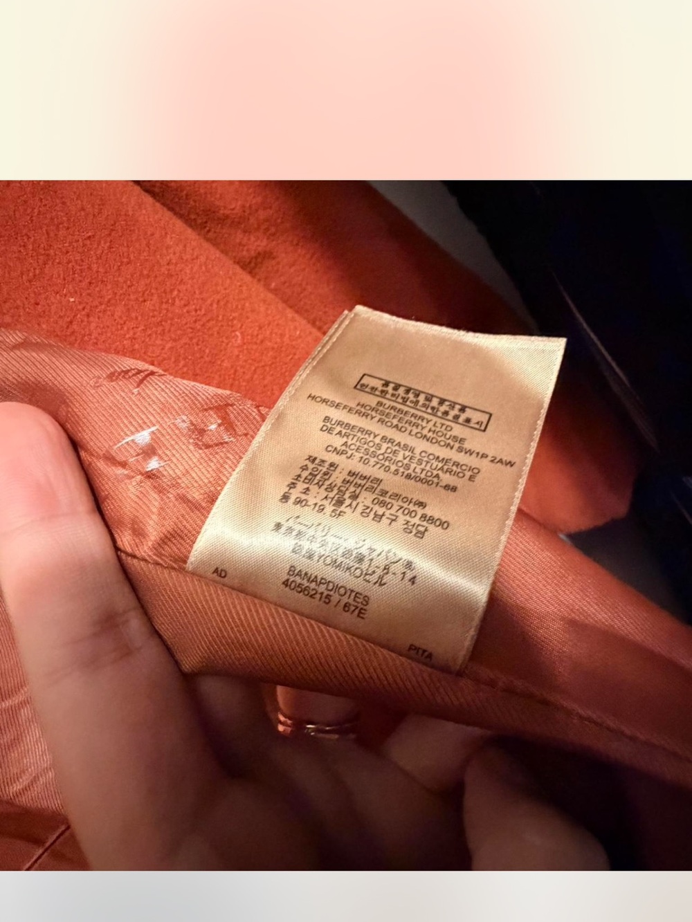 Burberry Women's Orange-Red/Ginger Trench Coat - Picture 6 of 11